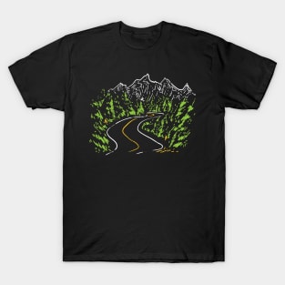 Travel Road Trip Mountains T-Shirt